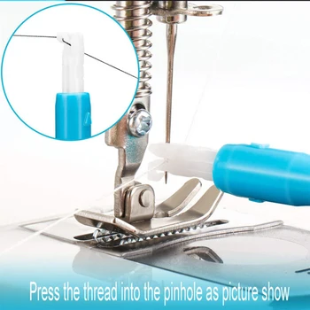 1 шт. Автоматическая иглопробивная машина, инструмент для быстрой продевания нити, устройство для самостоятельной продевания нити, швейная игла для аксессуаров для шитья своими руками