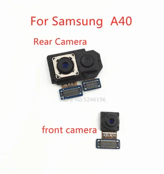1 шт. Оригинальная Задняя большая Основная камера заднего вида Модуль фронтальной камеры Гибкий Кабель Для Samsung Galaxy A40 A405 A405F SM-A405F Замените деталь.