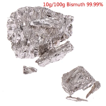 10 г 100 г Металлического висмута, слиток висмута, Высокочистый металл Для изготовления кристаллов висмута 99,99% чистоты