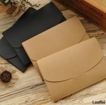 10 шт./лот, винтажная пустая Крафт-бумага, сделай САМ, многофункциональный конверт, коробка для открыток, упаковочная бумага, 3 цвета
