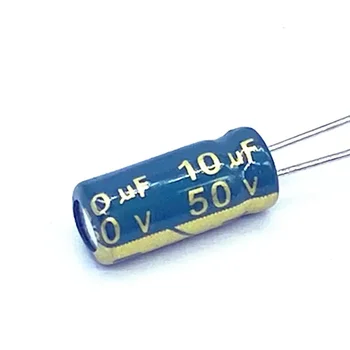 110 шт./лот алюминиевый электролитический конденсатор 50 В 10 МКФ Размер 4 * 7 10 МКФ 20%