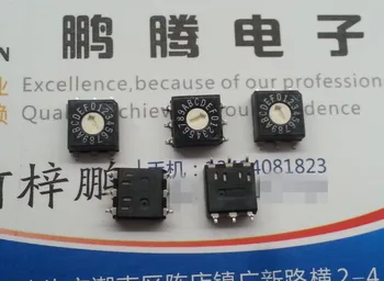 1ШТ Оригинальный японский патч OTAX 6-контактный BCB поворотный кодовый переключатель набора номера 16-битный 0-F код KUDC16SE обратный код