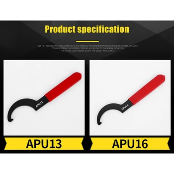 2 ШТ Механический гаечный ключ APU для электрофореза с несколькими спецификациями, черный гаечный ключ APU13-APU16, ручные инструменты