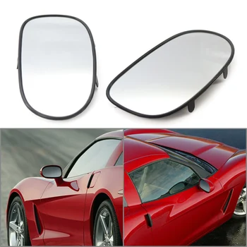 2 шт./пара, Стекло бокового зеркала внешней двери автомобиля, гладкое, с подогревом для Chevrolet Corvette 2005 2006 2007 2008 2009 2010 2011 2012 2013