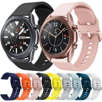 20 мм/22 мм ремешок для часов ремешки для Samsung Galaxy watch 3 41 мм/45 мм 42 мм/46 мм Gear S2 S3 Спортивный сменный браслет ремешок для часов