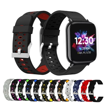 20 мм Силиконовый Ремешок Для часов Dizo Watch 2 От Realme TechLife Sports Easy Fit Ремешок-Браслет Для часов Realme Watch / Браслет Для часов Dizo