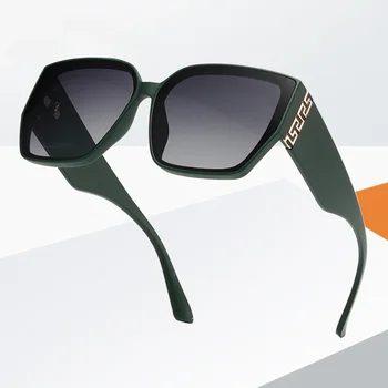 2024 Новые модные солнцезащитные очки с градиентом для мужчин и женщин, солнцезащитные очки в квадратной оправе, женские металлические винтажные роскошные солнцезащитные очки с защитой от ультрафиолета Gafas De Sol