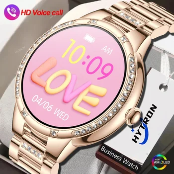 2024 Роскошные умные часы для женщин Телефон с подключением по Bluetooth, женские часы, монитор здоровья, спортивные Умные часы, подарок для женщин