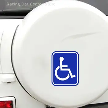 2ШТ Знак инвалида, Наклейка для парковки автомобиля с ограниченными физическими возможностями, ПВХ Наклейка для авто