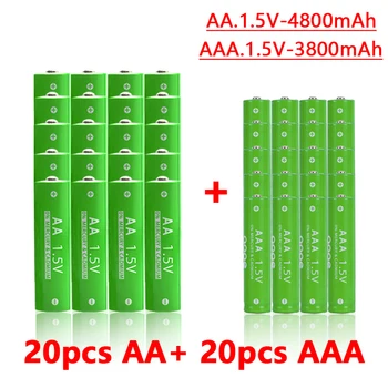 3800 мАч аккумуляторная батарея типа ааа 1,5 В зарядное устройство для аккумуляторов типа ааа и аа 4800 мАч аккумуляторная батарея типа аа акумулятор