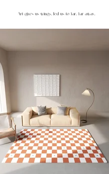 4543 Новый ковер Nordic Tie-Dye Оптом, Плюшевый коврик, одеяло для кровати в гостиной, спальне, Напольная подушка для дома