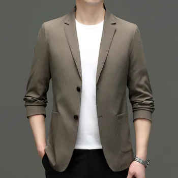 5006-2023 Мужской костюм весенний новый деловой профессиональный мужской пиджак повседневная корейская версия костюма