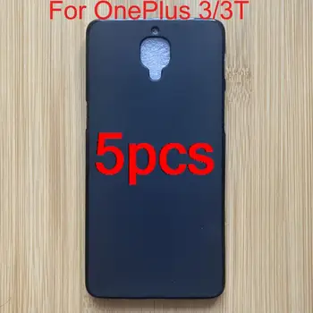 5ШТ Черный Антидетонационный Мягкий Чехол Для телефона из ТПУ Для OnePlus 3 A3000 A0003 OnePlus 3T A3010 Силиконовый Чехол-накладка Бампер