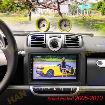 8 ядер 8G + 128G Android Автомагнитола Для Mercedes Benz Smart fortwo 2005 2006 2007 2008 2009-2015 Автомобильный Мультимедийный Видео GPS Плеер