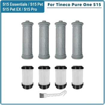 9ШТ Сменных запасных Частей для Беспроводного пылесоса Tineco PURE ONE S15/S15 Essentials Запасные Части для фильтров перед Постфильтром