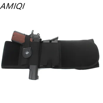 AMIQI New Outdoor Tactical Right-hand Edition Невидимый Пояс Многофункциональный Поясной Скрытый Чехол Для Пистолета Из Материала Для Дайвинга Поясной Чехол