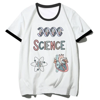 Atom Melecule Science top женская летняя футболка harajuku Y2K, уличная одежда для девочек, забавная одежда