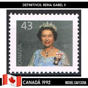 B0647.1 # Канада 1992. Окончательно. Королева Изабелла II (MNH), MI # 1339A