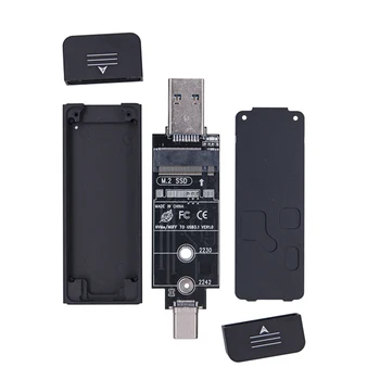 Chenyang Combo Type-C и USB3.0 для NVME M-key M.2 NGFF SATA SSD PCBA Корпус 2230/2242 мм Адаптер RTL9210B Чипсет