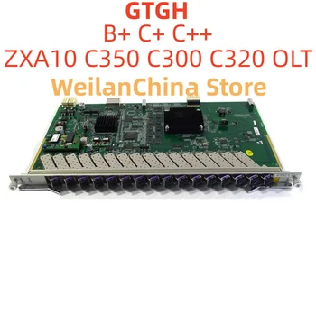 GTGH Оригинальная 16-Портовая Интерфейсная плата GTGH GPON Placa с Полным Модулем SFP Класса B + C + C ++ для ZTE ZXA10 C350 C300 C320 OLT