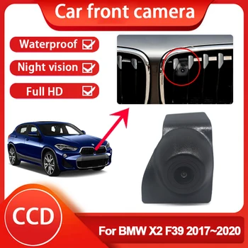 HD CCD AHD Вид Спереди Автомобиля Парковка Ночного Видения Позитивная Водонепроницаемая Камера С Логотипом Для BMW X2 F39 2017 2018 2019 2020 Широкоугольный
