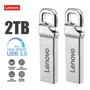 Lenovo USB Флэш-Накопитель 2 ТБ 1 ТБ 512 ГБ 256 ГБ 128 ГБ Металлический Водонепроницаемый OTG Флеш-Накопитель Usb-Накопитель Высокоскоростной Флэш-Накопитель Для Ноутбука