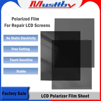 Musttby 10 шт. универсального размера Универсальные листы OLED-поляризатора для iPhone Samsung с ЖК-экраном, поляризованный диффузор, детали пленочного фильтра