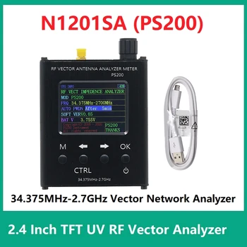 N1201SA + (PS200) 34,375 МГц-2,7 ГГц 2,4-дюймовый векторный сетевой анализатор SMA-K RF Analyzer