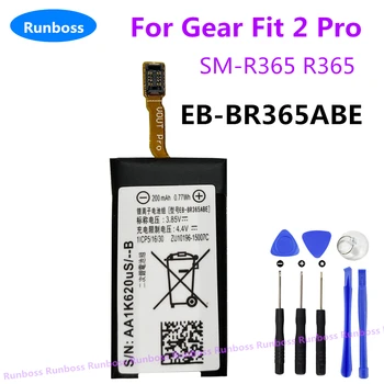 Runboss EB-BR365ABE 200mAh Новый Высококачественный Аккумулятор Для Samsung Gear Fit 2 Pro SM-R365 R365 Сменные Батарейки Для Часов