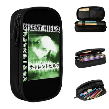 Silent Hill 2 Аксессуары Коробка для ручек Большой емкости Школьные принадлежности для детей Коробка для карандашей Sunderland Удивительный подарок