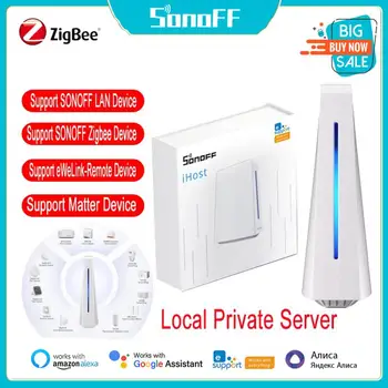 SONOFF 2 / 4G Zigbee 3.0 AlBridge 5V--2A IHost Smart Home Gateway Type-C RJ45 IHost Smart Home Hub Умный Домашний шлюз Smart Switch