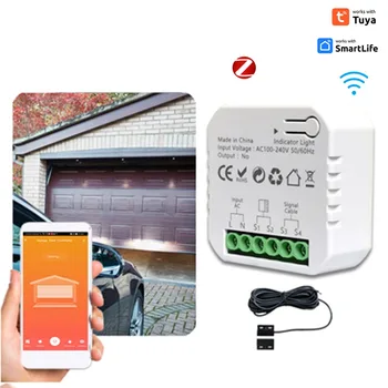 Tuya Smart Home WiFi Zigbee Контроллер Гаражных ворот Timing Smart Life App Дистанционное Управление Голосовое Управление Через Alexa Google Home