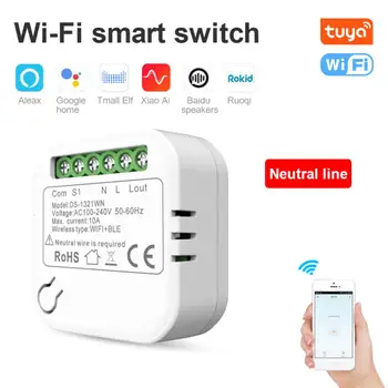 Wifi + таймер Smart Switch Беспроводные 2-х сторонние переключатели Smart Home Automation, совместимые с Smart Life Alexa Home