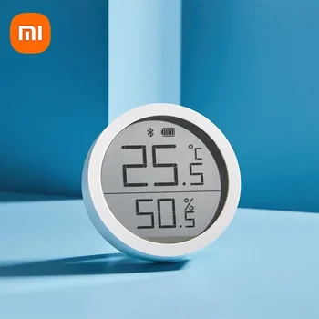 Xiaomi Digital Thermometer Lite Автоматический Умный Датчик Qingping Гигрометр Монитор Данных ЖК-Экрана Умный Дом С Приложением Mijia