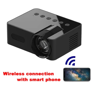 YT100 WiFi Портативный проектор HD Мини-видеопроектор Домашнее видео Смарт-проекторы для телефонов, планшетов, ноутбуков, компьютеров