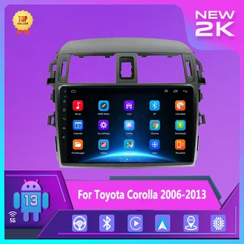 Автомагнитола Android Carplay для Toyota Corolla 10 E140 E150 2006-2013 Мультимедийный видеоплеер Android Auto Wireless Adapter