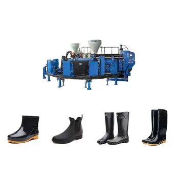 Автоматическая машина для литья пластмассовой обуви из ПВХ под давлением YUGONG, машина для изготовления обуви из ПВХ, линия по производству обуви из ПВХ, Машина для производства обуви из ПВХ