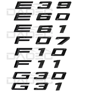 Автомобиль ABS Буквы Логотип Значок Эмблема Наклейка Для BMW 5 Серии E39 E60 E61 F07 F10 F11 G30 G31 525d 535d 530i 535i 520d 530d 540i