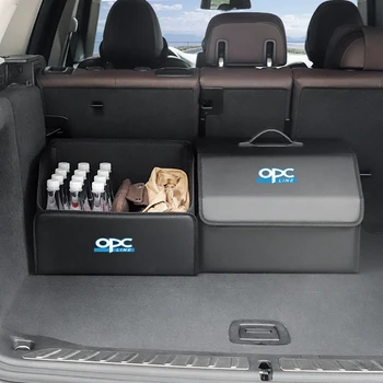 Автомобильная кожаная сумка-органайзер, складной дорожный ящик для хранения Opel Astra Insignia Corsa Zafira Meriva Mokka Vivaro Vectra Antara