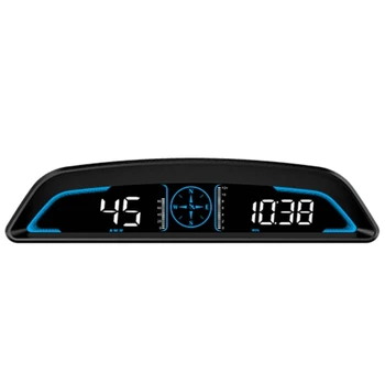 Автомобильный HUD-дисплей, светодиодный GPS-компас скорости-Одометр, Проектор на лобовое стекло, Сигнализация о превышении скорости, напоминание об усталости при вождении.