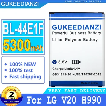 Аккумулятор GUKEEDIANZI BL-44E1F для LG V20 Battery, H990, F800, VS995, US996, LS997, H990DS, H910, H918, Stylus3, M400DY