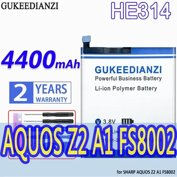 Аккумулятор большой емкости GUKEEDIANZI HE314 4400 мАч для SHARP AQUOS Z2 A1 FS8002 Bateria