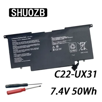 Аккумулятор для ноутбука SHUOZB C22-UX31 для ASUS Zenbook UX31 UX31A UX31E UX31E-DH72 C22-UX31 C23-UX31 7,4 V 50WH 6840mAh