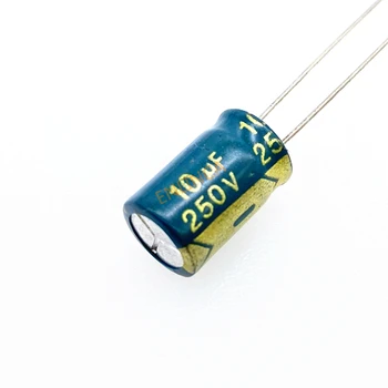 алюминиевый электролитический конденсатор 250 В 10 МКФ Размером 8 *12 10 МКФ 20%