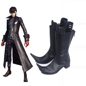Аниме Персона 5 Курусу Акира Джокер, ботинки для косплея, Обувь, аксессуары для косплея, обувь для вечеринки на Хэллоуин для женщин, мужской размер