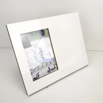 Бесплатная доставка, 4 шт./лот, Сублимационная пустая рамка для фотоальбома из МДФ для свадебных/семейных/выпускных/праздничных подарков