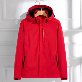Бренд BROWON Coats Для мужчин 2024, Осенне-зимняя однотонная спортивная куртка, мужская верхняя одежда с капюшоном, Ветрозащитная Непромокаемая мужская одежда