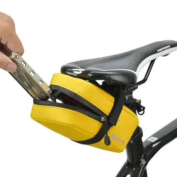 Велосипедная сумка под сиденьем, водонепроницаемая сумка для хранения велосипеда, сумка на танкетке с ремнями, аксессуары для велосипеда, Велосипедная сумка для горного велосипеда