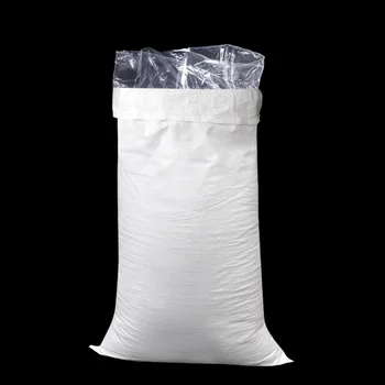 Водонепроницаемый Белый Пластиковый упаковочный пакет Полипропиленовый тканый пакет для сахара и соли с полиэтиленовым вкладышем Оптовая упаковка в 2 слоя