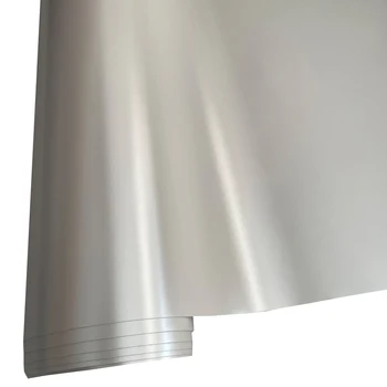 Высококачественная клейкая перламутрово-белая виниловая пленка с сатинировкой, легко устанавливаемая, с воздухоотводящими наклейками